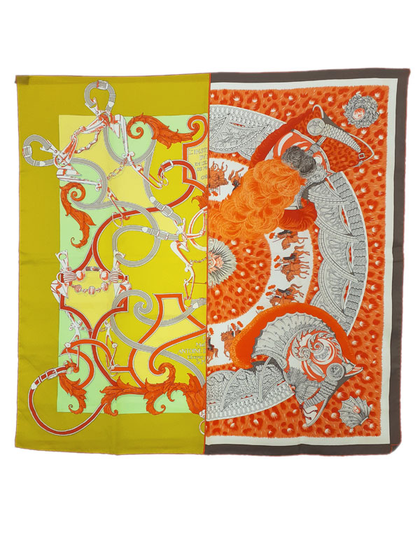 楽天市場】エルメス カレ90 PRIERES AU VENT 風の中の祈り スカーフ