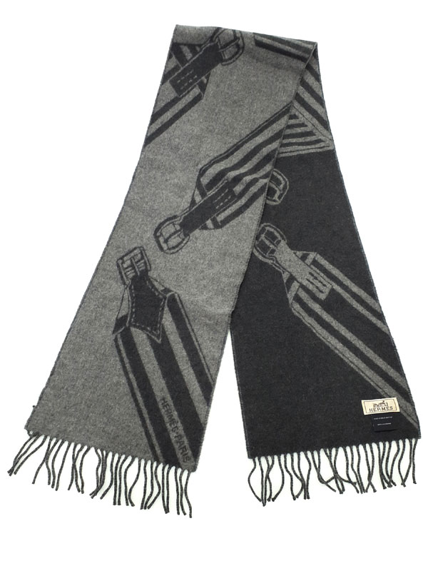 楽天市場】【エルメス】Hermes ダブルフェイス カシミヤ ストール