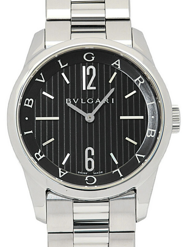 楽天市場】BVLGARI(ブルガリ）ソロテンポ ST37S クオーツ 内箱付き