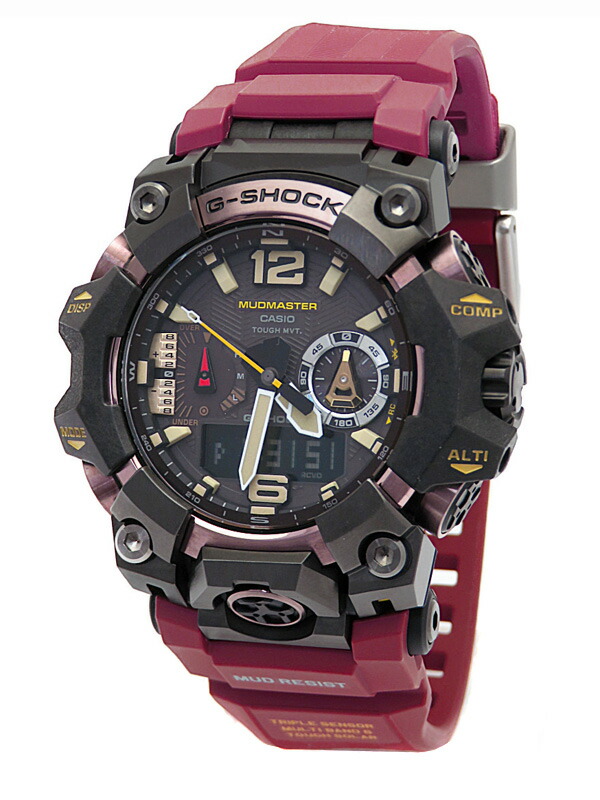 カシオ　ジーショックGWG-b1000-1A4JF MADMASTER 中古美品 カシオ G-SHOCK マスター オブ G マッドマスター GWG-B1000-1A4JF