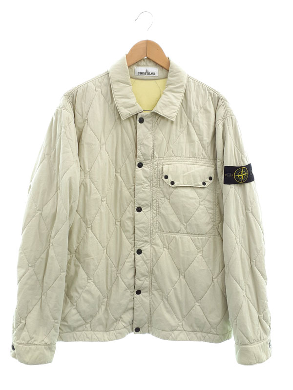 ストーンアイランド　リバーシブルキルティングジャケット　Msize ストーンアイランドリバーシブルキルティングジャケットMsize