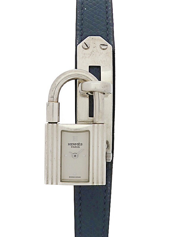 楽天市場】エルメス【HERMES】ケリーウォッチSV925レザーベルト（〇Z刻