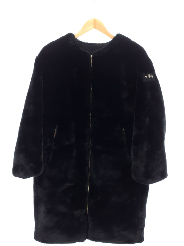 TATRAS タトラス　DEDAボアロングコート　黒 楽天市場】【3倍】タトラス TATRAS コート レディース ボア ロング