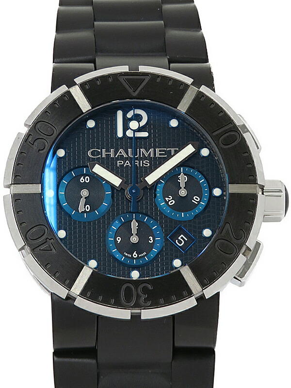 CHAUMET クロノグラフ 時計 楽天市場】ショーメ Chaumet クラスワン クロノグラフ デイト クォーツ