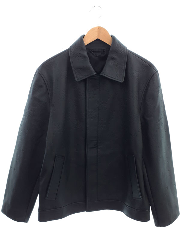 希少✨ ルイヴィトン レザージャケット ラムスキン 裏地ダミエ ブラウン M相当 LOUIS VUITTON（レザージャケット）のフリマアイテム一覧 希少✨ ルイ