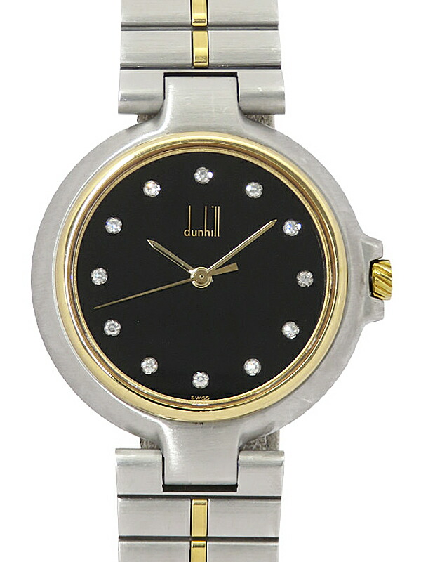 楽天市場】【ウォッチ】dunhill ダンヒル エリート 2ロウ ダイヤベゼル