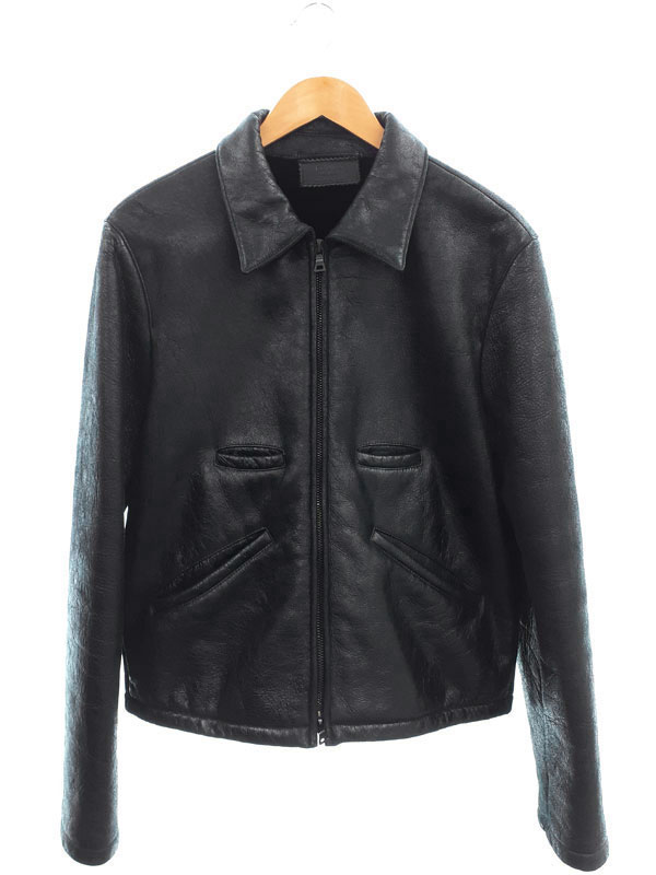 PRADAメッシュレザージャケット ブラック サイズ38 PRADAメッシュレザージャケット ブラック サイズ38 PRADAメッシュ
