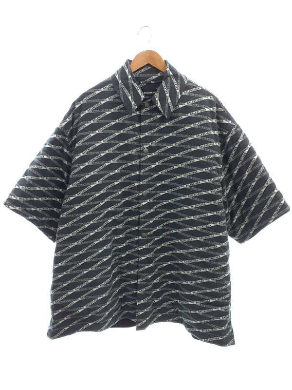 楽天市場】【BALENCIAGA】バレンシアガ『ロゴ総柄 ボア ジップアップ