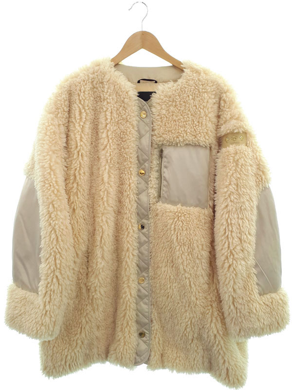 【TATRAS】タトラス『TELETA ノーカラー ボアコート size02』LTAT23A4974-L レディース 1週間保証【中古】 27,592円