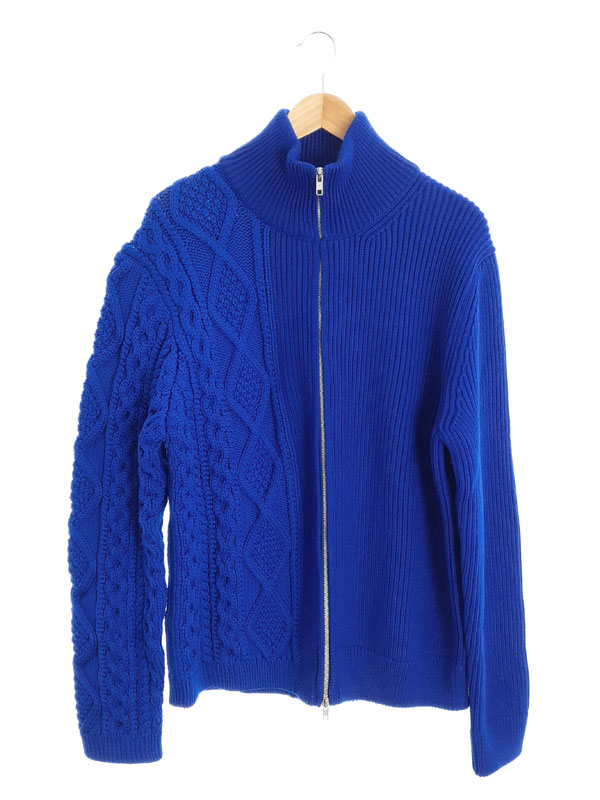 【Maison Margiela】メゾンマルジェラ『10 再構築ドライバーズ ジップアップニットカーディガン sizeM』S50GP0134 S16574 19SS メンズ 1週間保証【中古】