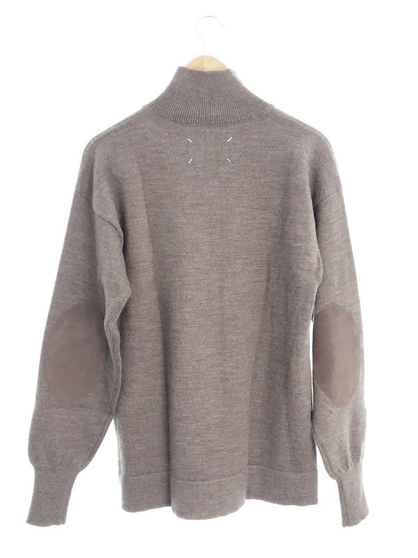 【Maison Margiela】メゾンマルジェラ『10 エルボーパッチ ハイネック 長袖ニット sizeM』S50HA1029 S17835 21AW メンズ 1週間保証【中古】 17,531円