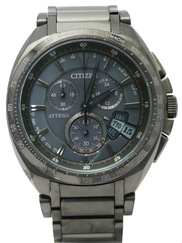 【稼働品】CITIZEN/シチズン アテッサ H415 電波ソーラー 楽天市場】【CITIZEN】シチズン『アテッサ』H415-T008631 メンズ
