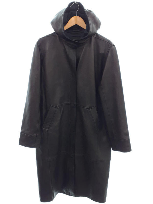 【LOEWE】ロエベ『フード付き レザーコート size38』レディース 1週間保証【中古】|高山質店
