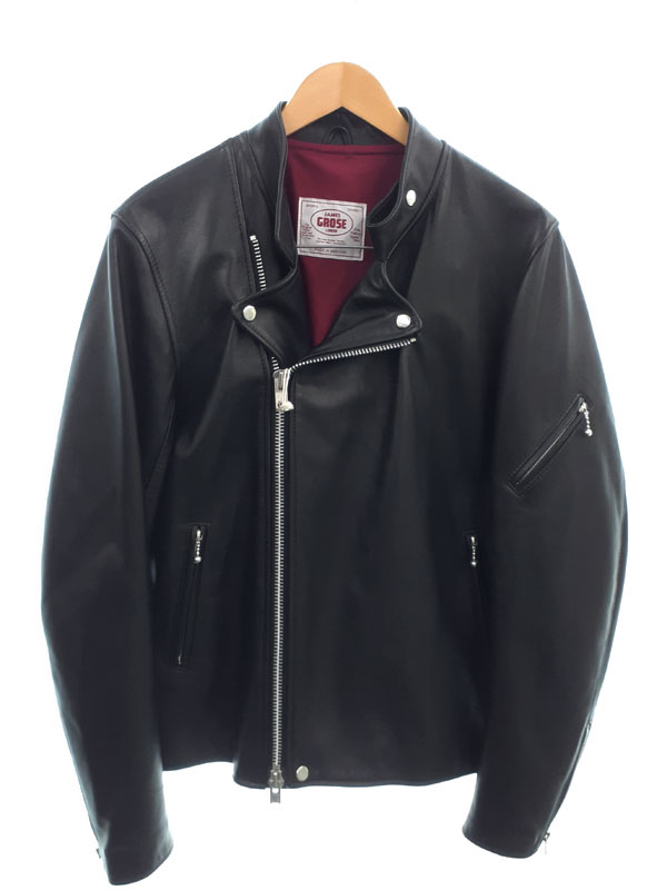 楽天市場】JAMES GROSE ジェームスグロース 英国製 本革 羊革 裏地