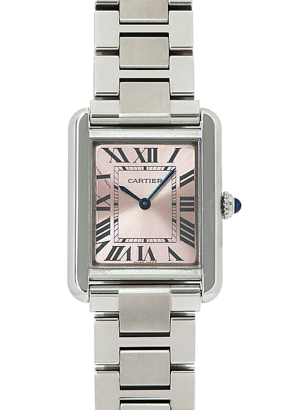 【Cartier】カルティエ『タンクソロ SM』W5200000 レディース クォーツ 3ヶ月保証【中古】