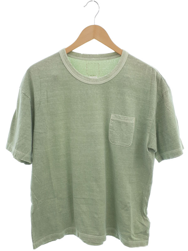 【VISVIM】ヴィズヴィム『AMPLUS TEE S/S (U.D.) size2』0123105010012 メンズ 半袖Tシャツ 1週間保証【中古】