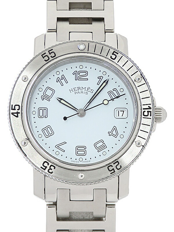 楽天市場】電池交換済 HERMES エルメス クリッパー ダイバー CL7.710