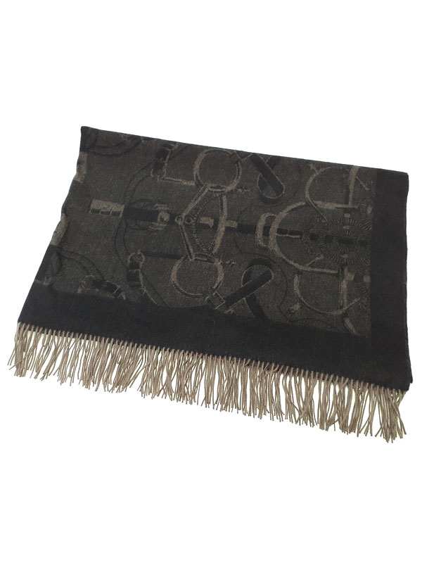 楽天市場】【エルメス】Hermes カシミヤ100% ホース 馬 大判