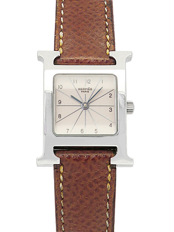【HERMES】エルメス『Hウォッチ』HH1.210 レディース クォーツ 1ヶ月保証【中古】