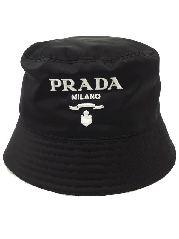 楽天市場】PRADA(プラダ) Re-Nylon バケットハット 帽子 バケハ L