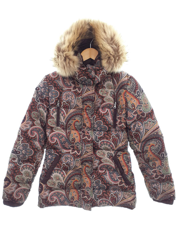 楽天市場】ETRO エトロ ダウンジャケット 良好 サイズ:42 ベージュ