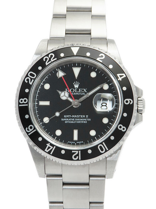 【ROLEX】ロレックス『GMTマスター2』16710 P番’00年頃製 メンズ 自動巻き 12ヶ月保証【中古】