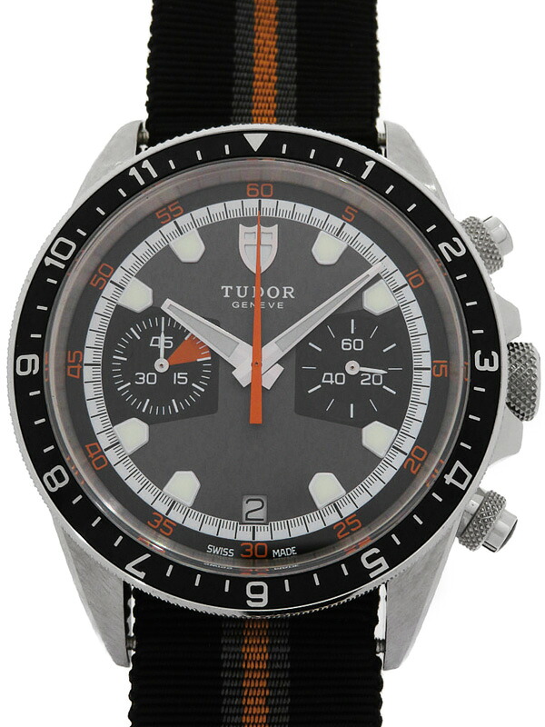 【TUDOR】チューダー／チュードル『ヘリテージ クロノグラフ』70330N メンズ 自動巻き 6ヶ月保証【中古】