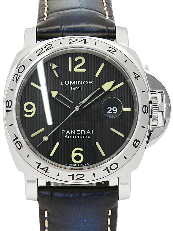 【PANERAI】パネライ『ルミノール GMT リミテッドエディション 44mm』PAM00029 M番’10年製 メンズ 自動巻き 6ヶ月保証【中古】