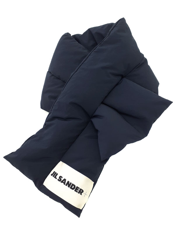 【JIL SANDER+】ジルサンダー『ダウンスカーフ sizeUNI』J40TE0002 J70008 22AW メンズ レディース マフラー 1週間保証【中古】 20,842円