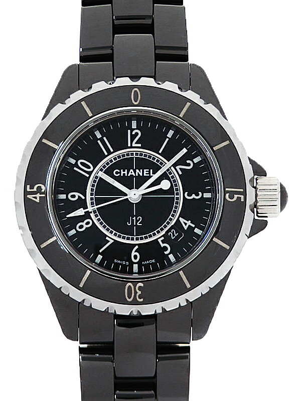 楽天市場】【ウォッチ】CHANEL シャネル J12 ブラック 黒 33mm