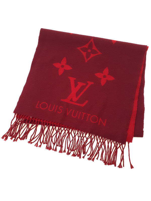 【LOUIS VUITTON】ルイヴィトン『エシャルプ・レイキャビック』M75505 レディース マフラー 1週間保証【中古】