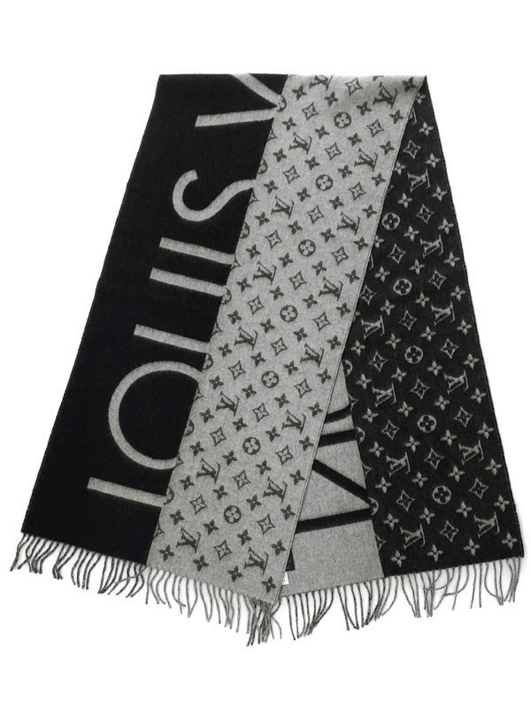 【LOUIS VUITTON】ルイヴィトン『エシャルプ・LVスプリット』M70924 メンズ マフラー 1週間保証【中古】