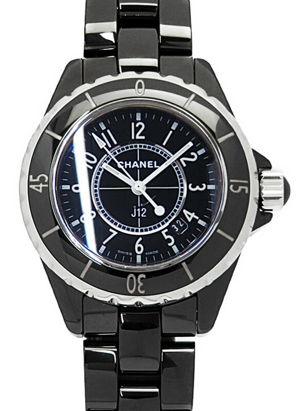 楽天市場】【ウォッチ】CHANEL シャネル J12 ブラック 黒 33mm