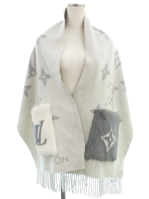 【LOUIS VUITTON】ルイヴィトン『エシャルプ・コールド レイキャビック』M79232 レディース マフラー 1週間保証【中古】