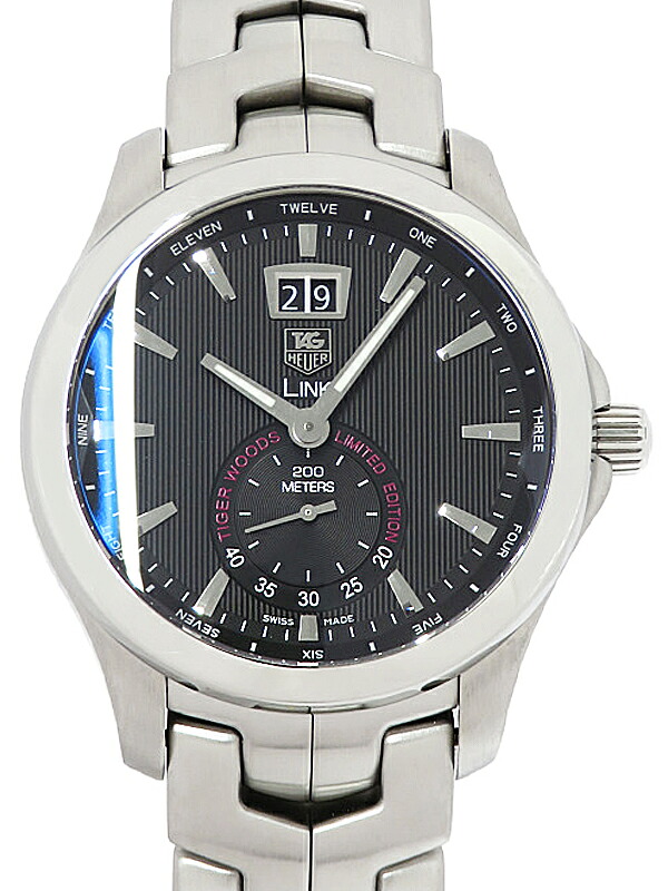 【TAG Heuer】タグホイヤー『リンク タイガーウッズ限定モデル』WJF1010.BA0592 メンズ クォーツ 1ヶ月保証【中古】