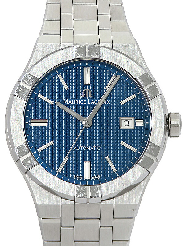 【MAURICE LACROIX】モーリスラクロア『アイコン オートマチック』AI6008-SS002-430-1 メンズ 自動巻き 3ヶ月保証【中古】