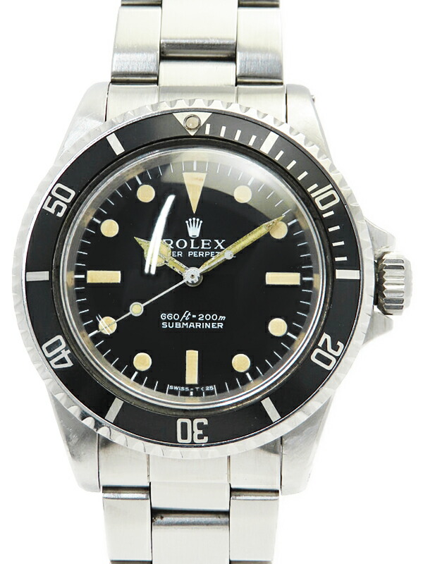 【ROLEX】ロレックス『サブマリーナノンデイト』5513 386****番’72年頃製 メンズ 自動巻き 1ヶ月保証【中古】