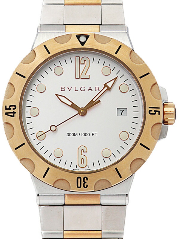 【BVLGARI】ブルガリ『ディアゴノ プロフェッショナル スクーバ』DP41SPG SD メンズ 自動巻き 6ヶ月保証【中古】