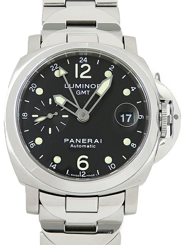 【PANERAI】パネライ『ルミノール GMT 40mm』PAM00159 F番’03年製 メンズ 自動巻き 6ヶ月保証【中古】
