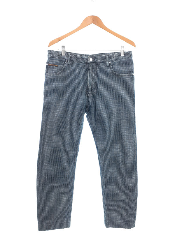 【LOUIS VUITTON】ルイヴィトン『刺し子 デニムパンツ sizeFR42』RM131 H3DP50BUC メンズ ジーンズ 1週間保証【中古】