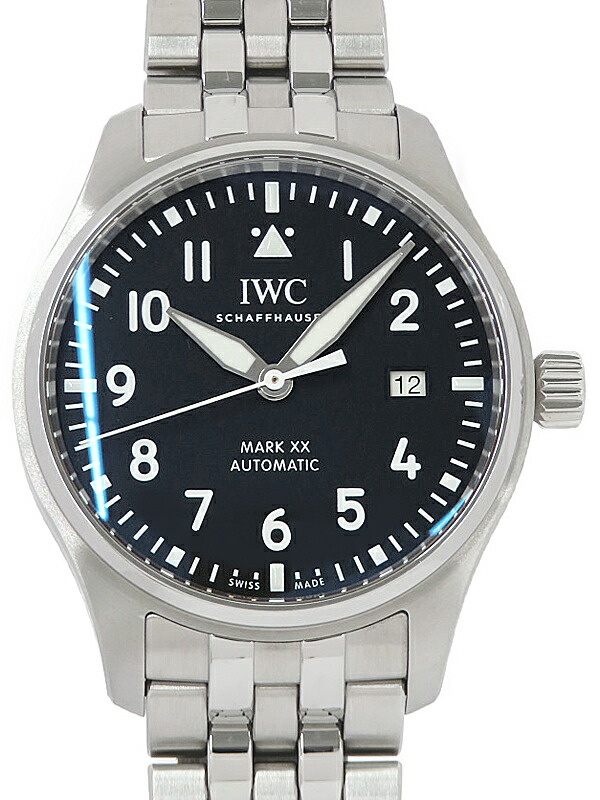 【IWC】インターナショナルウォッチカンパニー『MARK XX パイロットウォッチ マーク20』IW328202 メンズ 自動巻き 6ヶ月保証【中古】