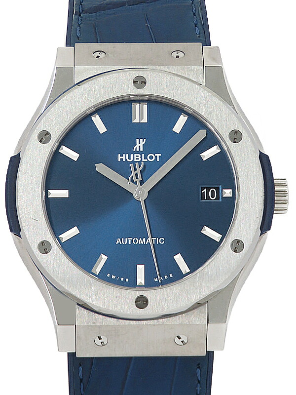 【HUBLOT】ウブロ『クラシック フュージョン チタニウム』511.NX.7170.LR メンズ 自動巻き 6ヶ月保証【中古】