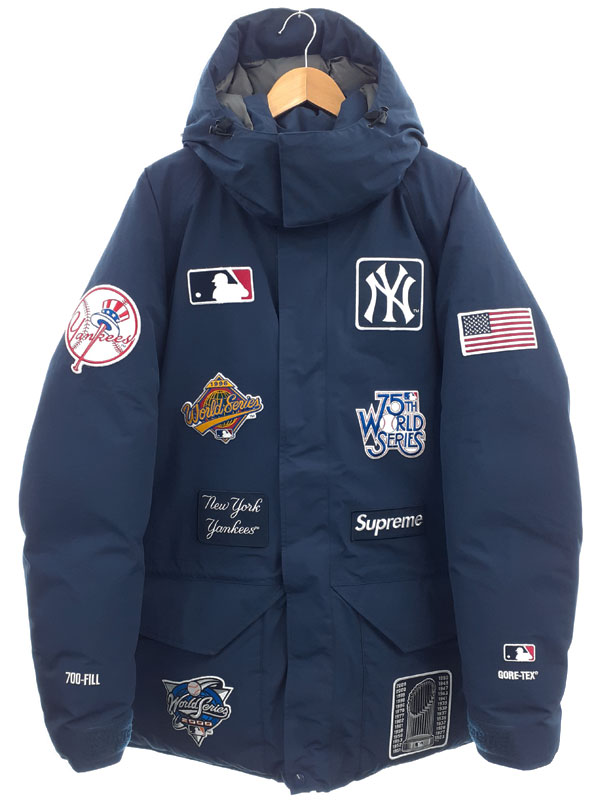 【Supreme】シュプリーム『New York Yankees GORE-TEX 700-Fill Down Jacket sizeXL』21FW メンズ ダウンジャケット 1週間保証【中古】 55,002円