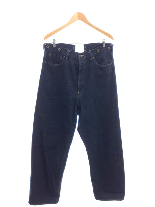 【NIGEL CABOURN】ナイジェルケーボン『RAILMAN DENIM PANT WIDE size34』8047-00-50025 メンズ デニムパンツ 1週間保証【中古】