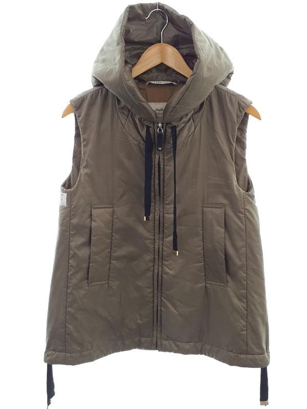 【MaxMara】マックスマーラ『The Cube CAMELUXE 中綿ベストsize34』929603246 レディース ジレ 1週間保証【中古】|高山質店