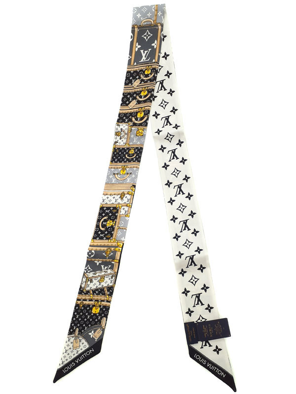【LOUIS VUITTON】ルイヴィトン『バンドーBB・レッツ ゴー』M76442 レディース スカーフ 1週間保証【中古】
