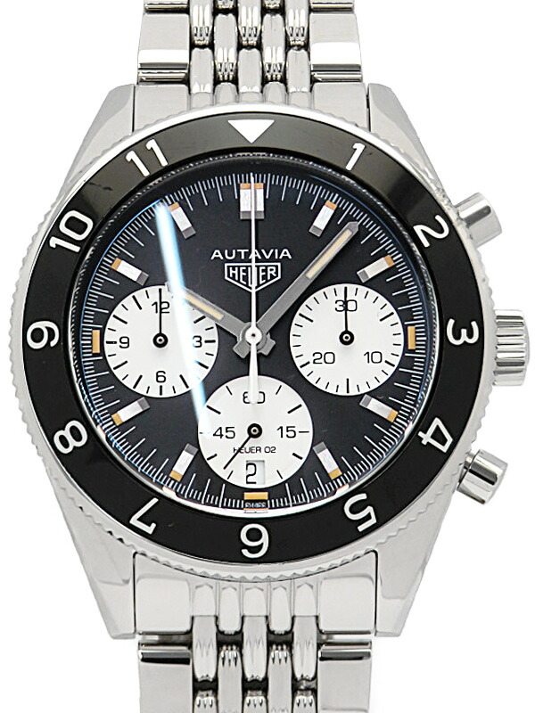 【TAG Heuer】タグホイヤー『オータヴィア ヘリテージ クロノグラフ』CBE2110.BA0687 メンズ 自動巻き 6ヶ月保証【中古】