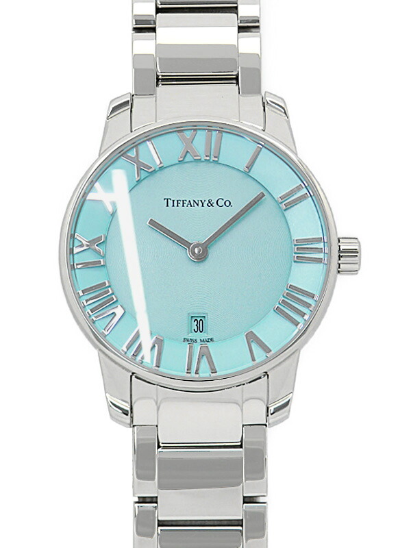 【TIFFANY＆Co.】ティファニー『アトラス 2ハンド 29mm』63452807 レディース クォーツ 3ヶ月保証【中古】