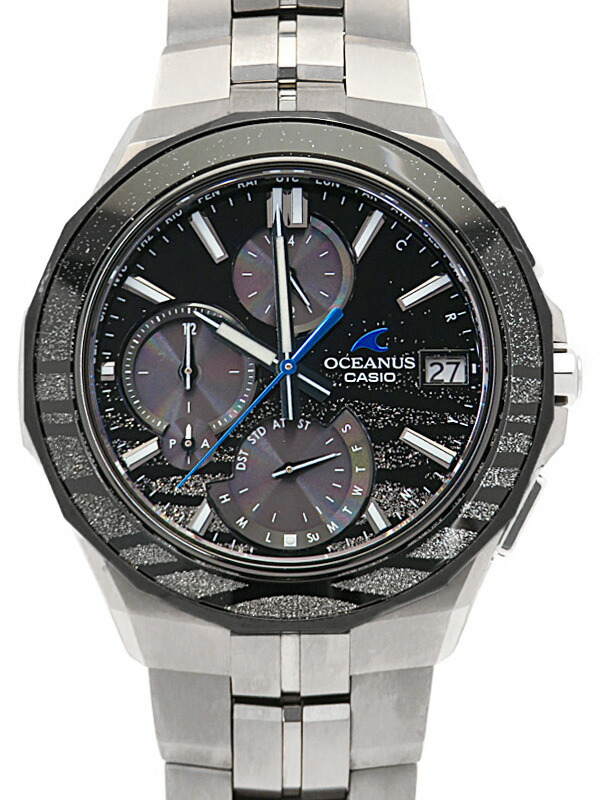 【CASIO】カシオ『OCEANUS オシアナス マンタ S5000シリーズ』OCW-S5000ME-1AJF メンズ ソーラー電波クォーツ 3ヶ月保証【中古】 80,784円
