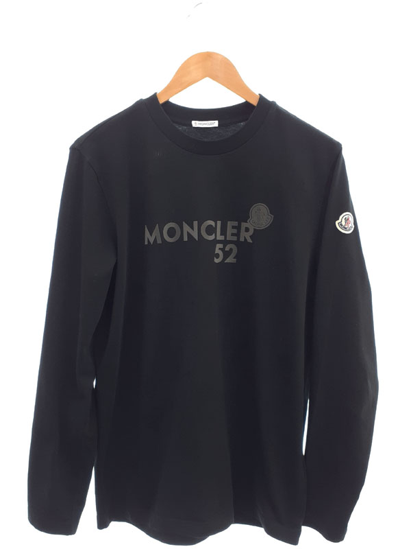 【MONCLER】モンクレール『ロゴ 長袖Tシャツ sizeS』K20918D00011 83AUG 2025 メンズ 1週間保証【中古】